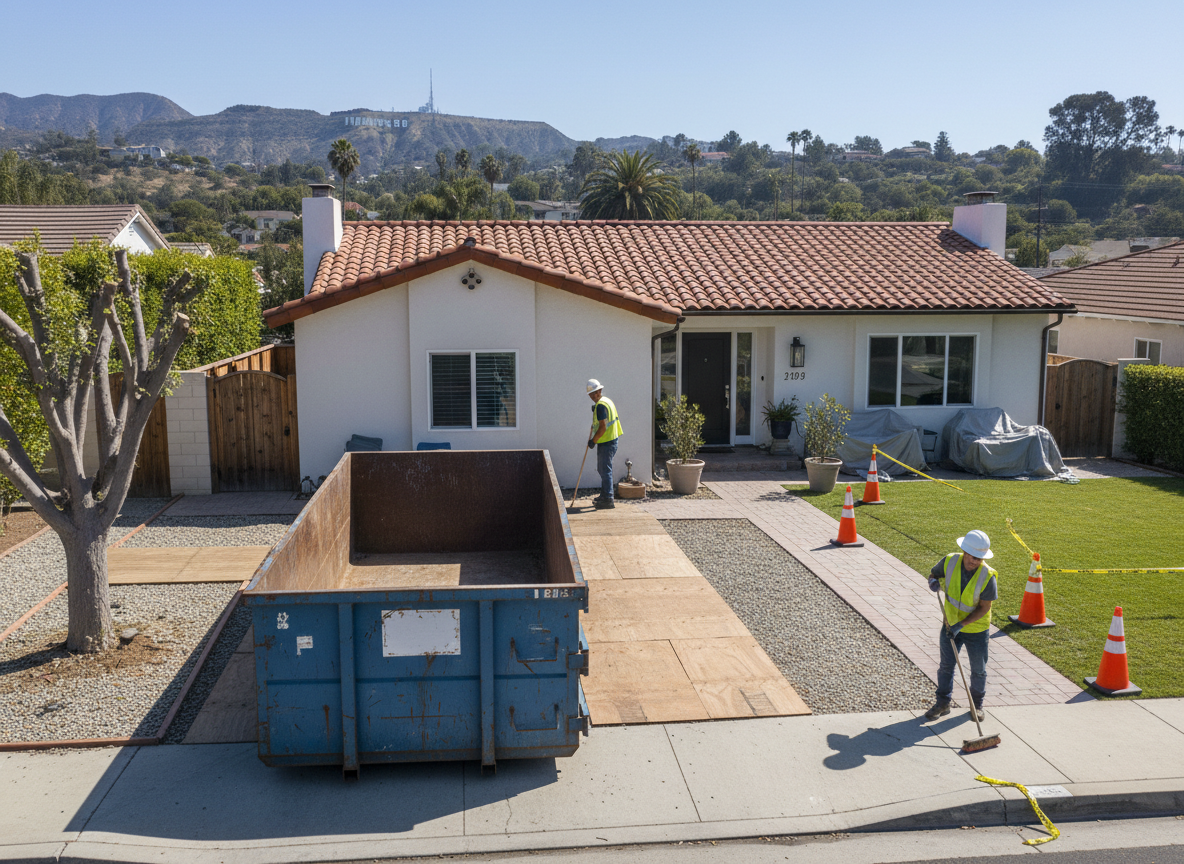 How to Prepare Your Property for Roll Off Dumpster Delivery in Los Angeles